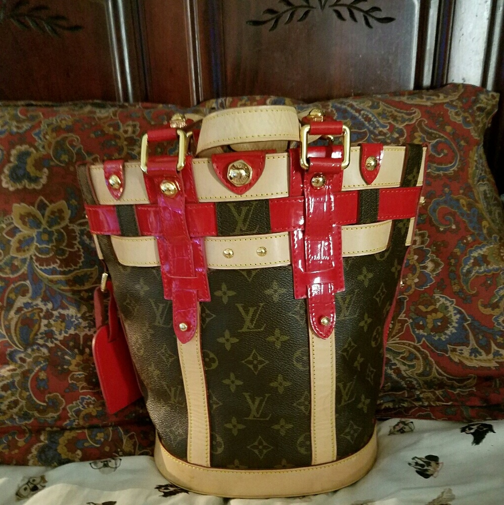 SALE!! Ltd Ed Louis Vuitton Rubis Neo Bucket Tote